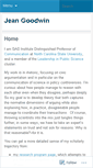 Mobile Screenshot of jeangoodwin.net